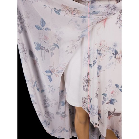 EVER NEW MELBOURNE 0 Danielle Hi-Lo Dress Floral Asymmetrical - Picture 7 of 10